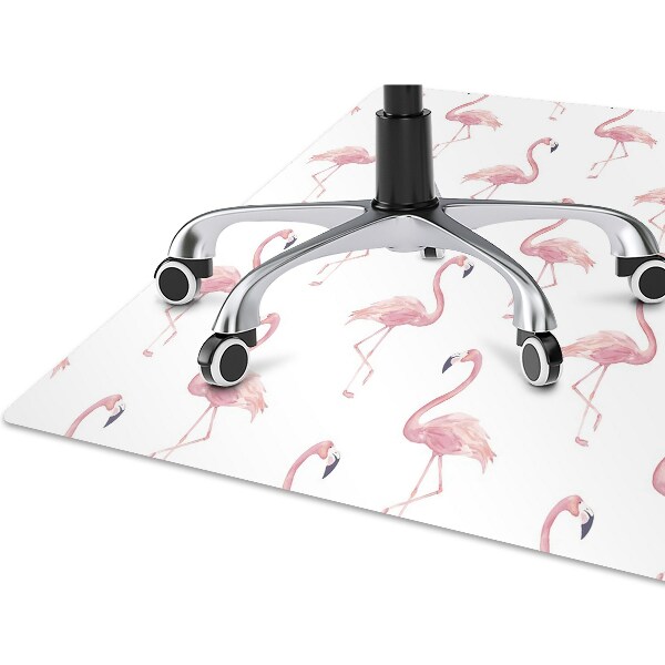Podložka pod kolečkovou židli Flamingos