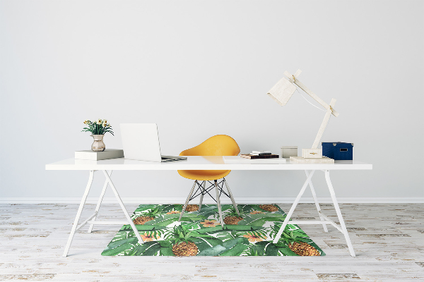 Ochranná podložka pod židli ananas listí