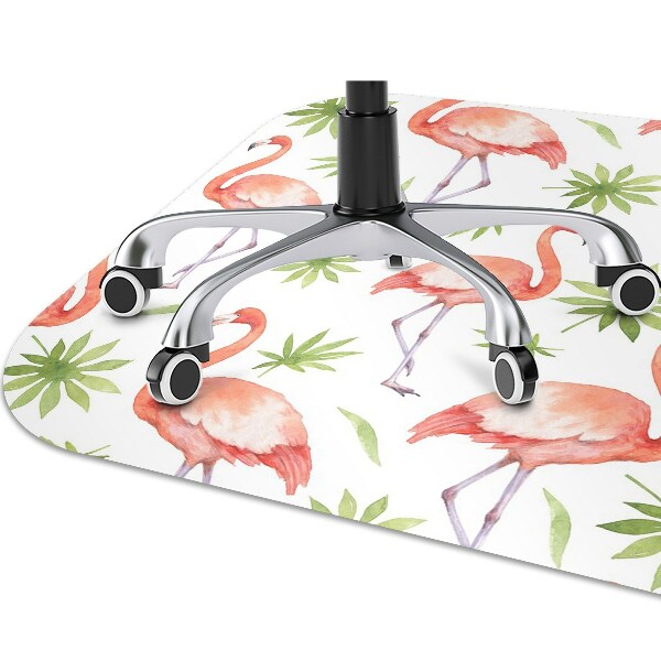 Podložka pod kolečkovou židli Flamingos