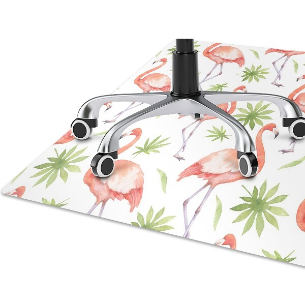 Podložka pod kolečkovou židli Flamingos