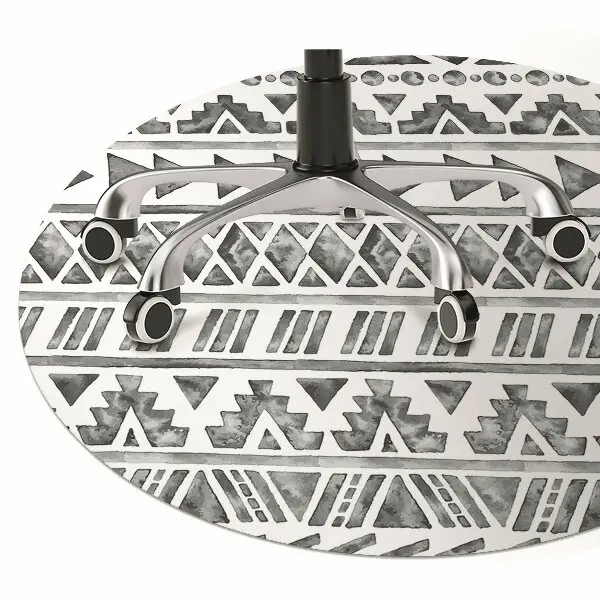 Podložka pod kancelářskou židli etnické pattern