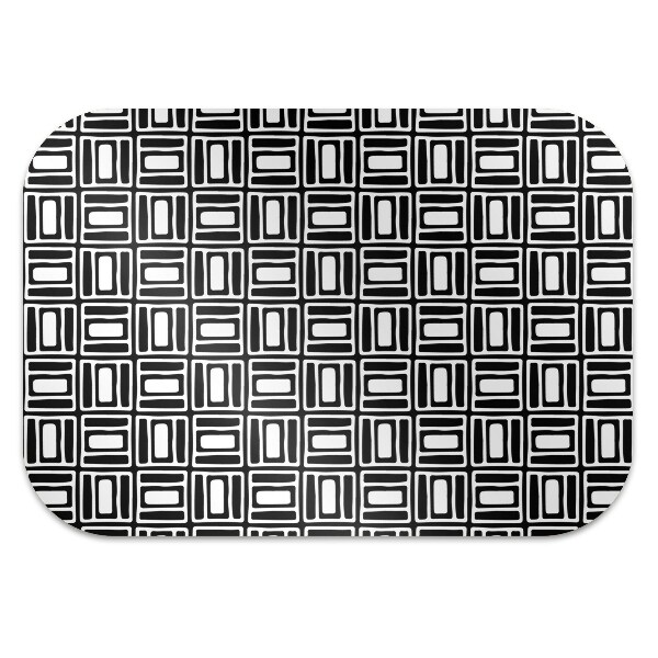 Podložka pod kancelářskou židli geometrický vzor