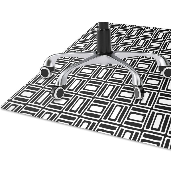 Podložka pod kancelářskou židli geometrický vzor