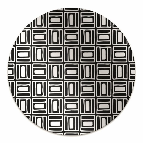 Podložka pod kancelářskou židli geometrický vzor