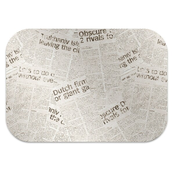 Ochranná podložka pod židli Klasické noviny