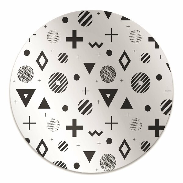 Ochranná podložka pod židli geometrické vzory