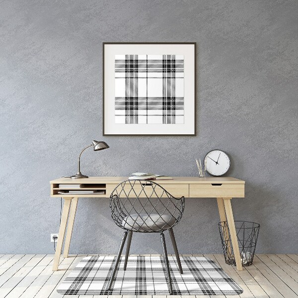 Podložka pod židli Plaid pattern