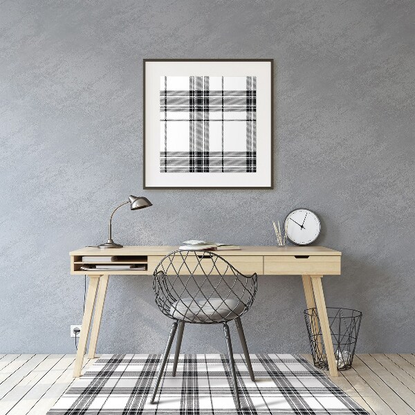 Podložka pod židli Plaid pattern