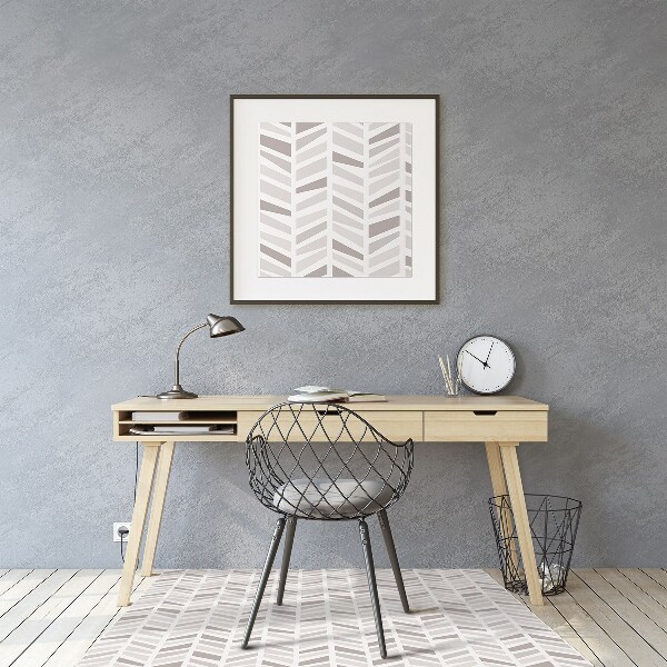 Podložka pod židli Geometrie herringbone