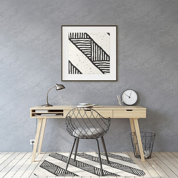 Podložka pod kancelářskou židli etnické pattern