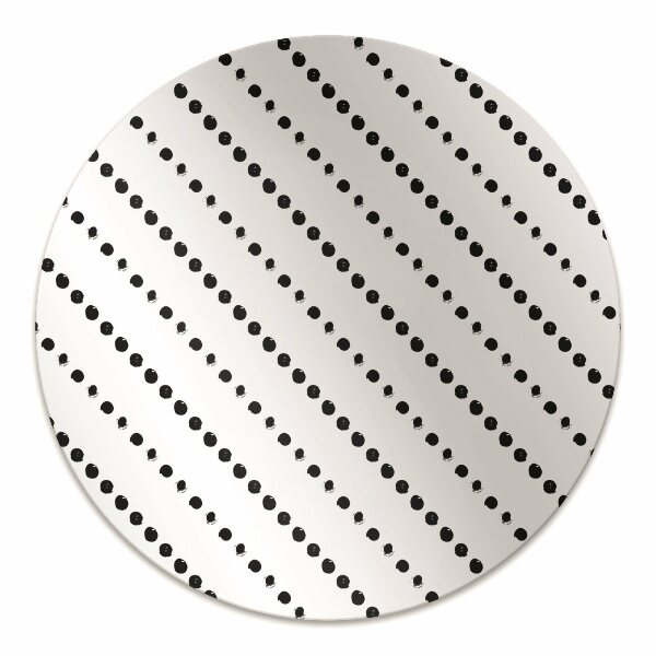 Ochranná podložka pod židli tečka geometrie