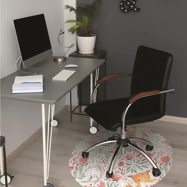 Podložka pod židli Liška a králík