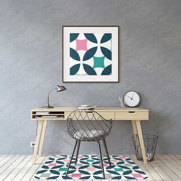 Podložka pod židli Pastel retro pattern
