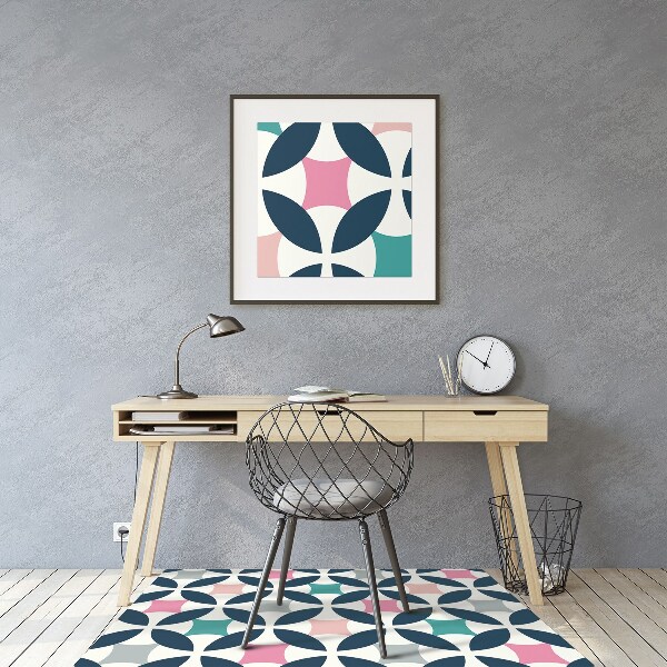 Podložka pod židli Pastel retro pattern