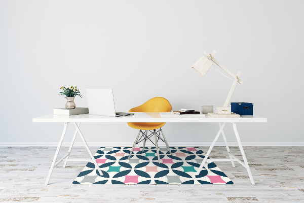 Podložka pod židli Pastel retro pattern