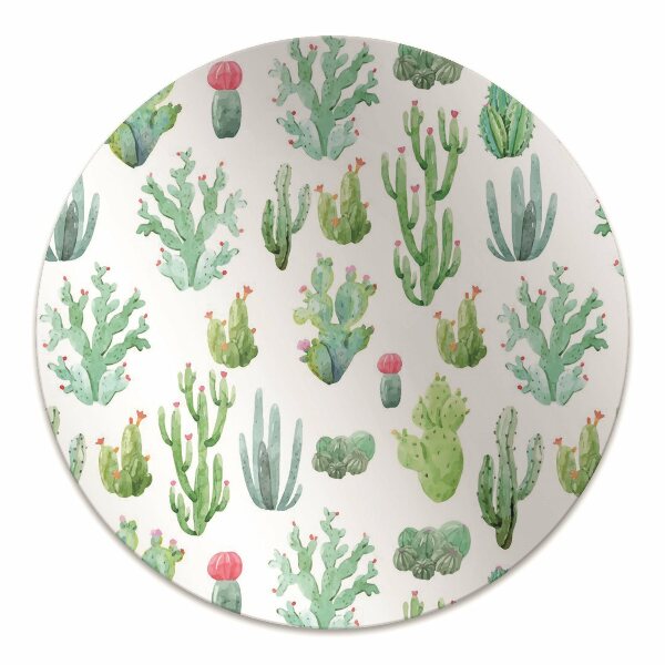 Podložka pod židli malá Cacti