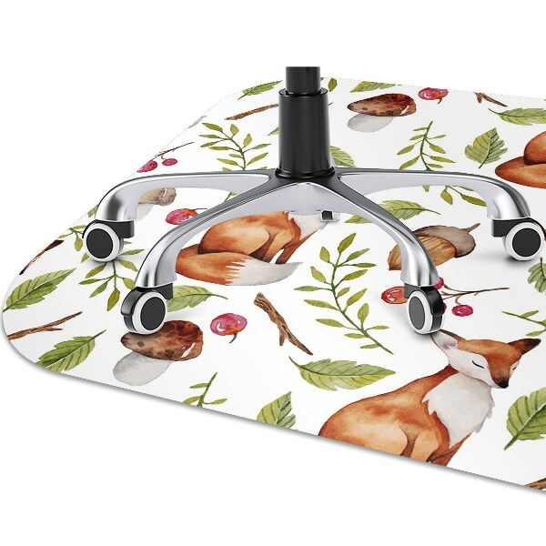 Ochranná podložka pod židli Fox a lesní plody
