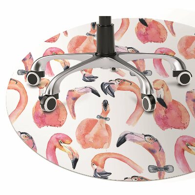 Ochranná podložka pod židli blázen Flamingos