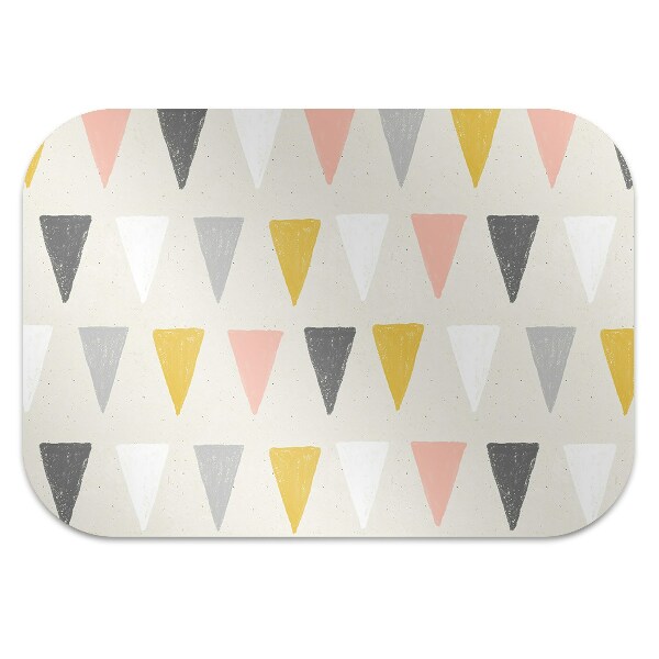 Ochranná podložka pod židli trojúhelníkový pattern