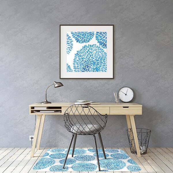 Podložka pod kancelářskou židli japonský pattern