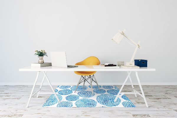 Podložka pod kancelářskou židli japonský pattern
