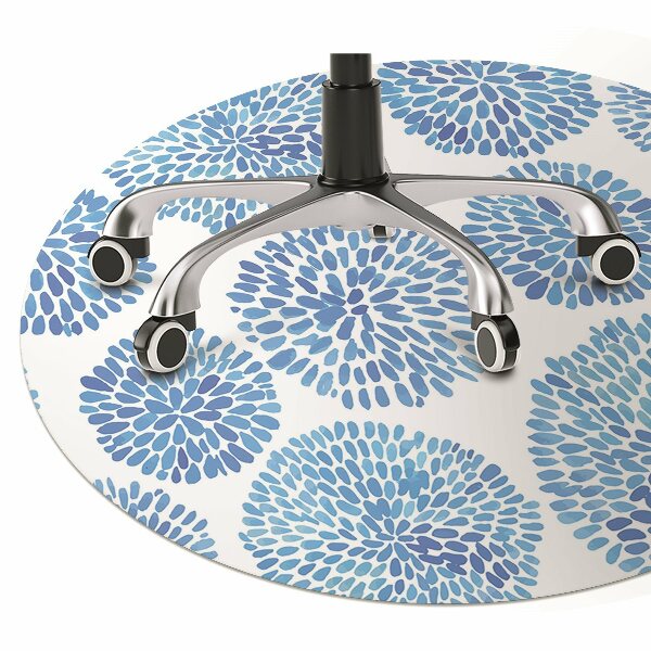 Podložka pod kancelářskou židli japonský pattern
