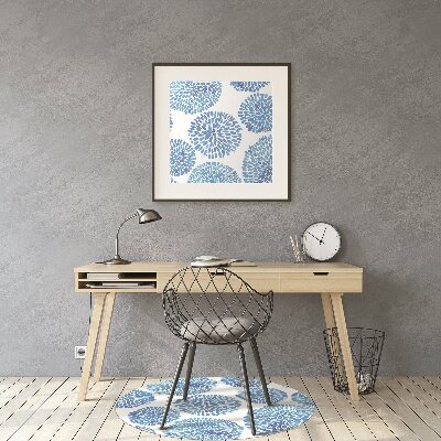 Podložka pod kancelářskou židli japonský pattern
