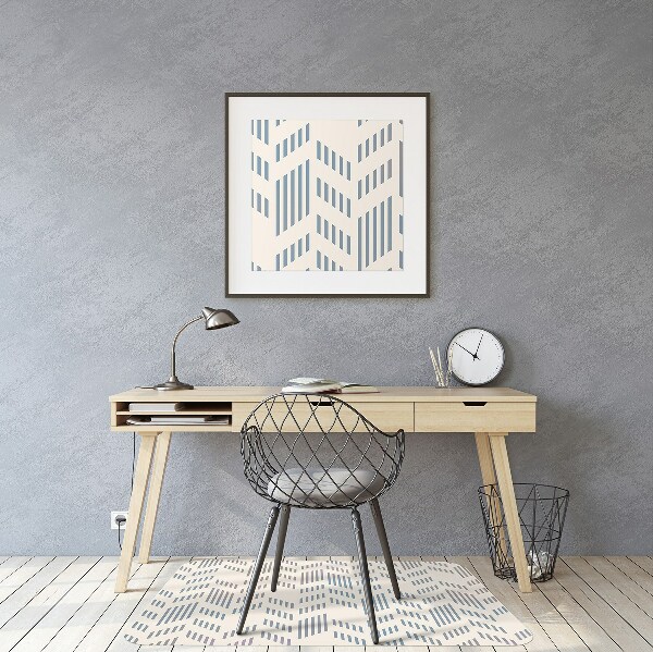 Podložka pod židli geometrické herringbone