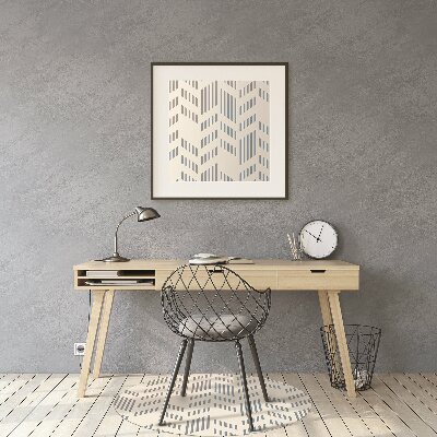 Podložka pod židli geometrické herringbone