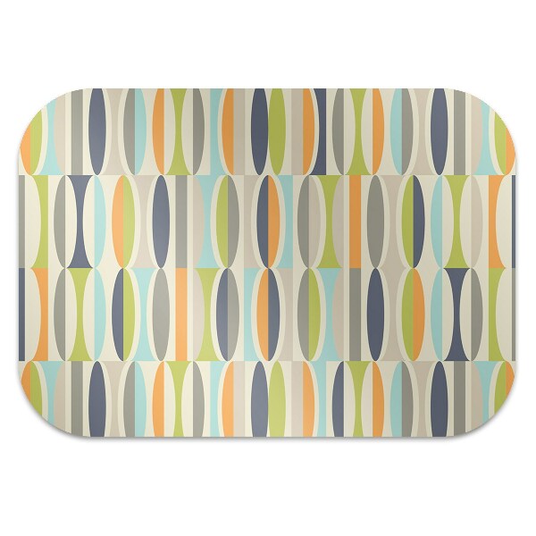 Ochranná podložka pod židli retro pattern