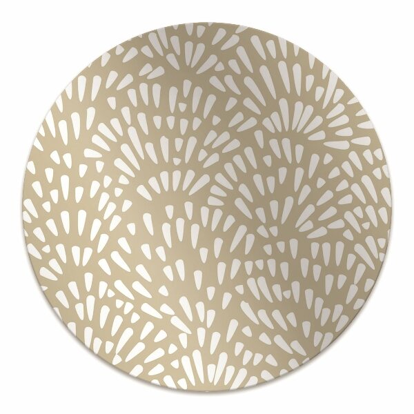 Podložka pod kolečkovou židli Tears Beige Boho