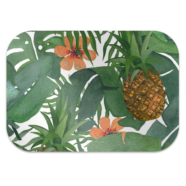 Podložka pod kancelářskou židli tropický ananas