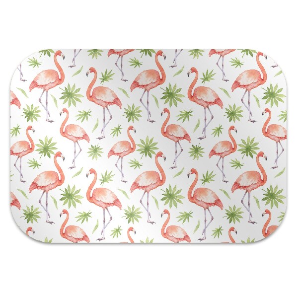 Podložka pod kolečkovou židli Flamingos
