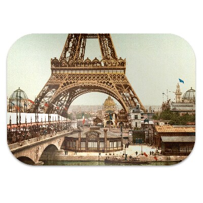 Ochranná podložka pod židli Eiffelova věž retro