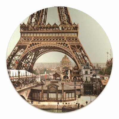 Ochranná podložka pod židli Eiffelova věž retro