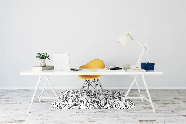 Podložka pod kolečkovou židli imitace dřeva