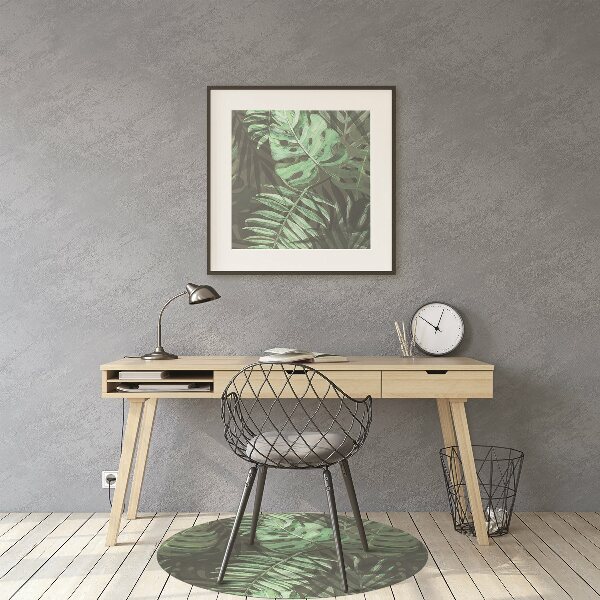 Podložka pod židli Tropical Monstera