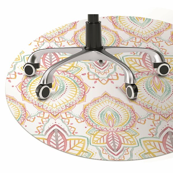 Podložka pod kancelářskou židli Indian pattern