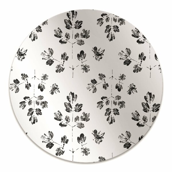 Podložka pod kancelářskou židli Black and white pattern