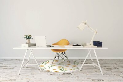Podložka pod kancelářskou židli Slunečnice