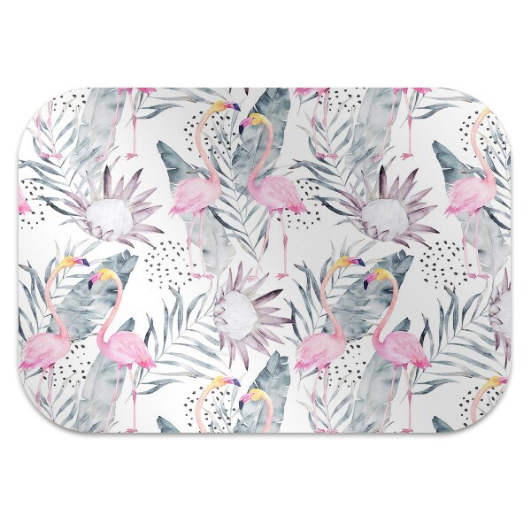 Podložka pod kolečkovou židli Flamingos
