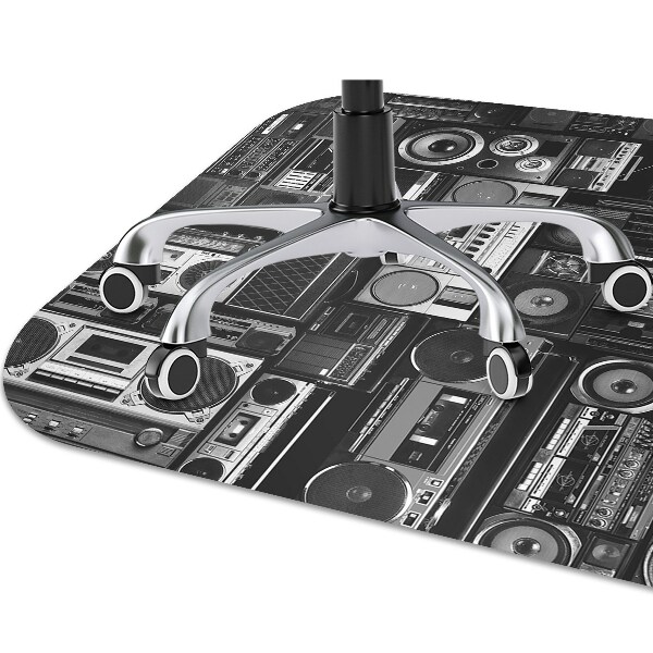 Ochranná podložka pod židli Stará škola boombox