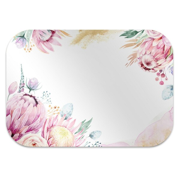 Ochranná podložka pod židli Flower frame