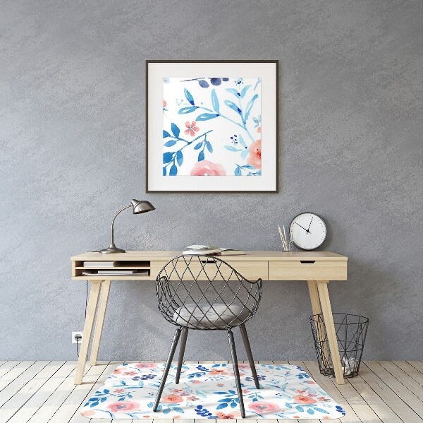 Podložka pod kancelářskou židli botanických art
