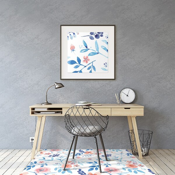 Podložka pod kancelářskou židli botanických art