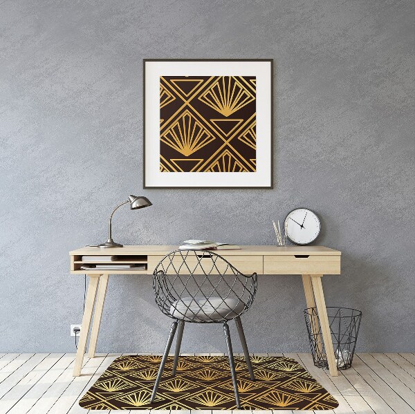 Podložka pod kancelářskou židli ve stylu Art Deco