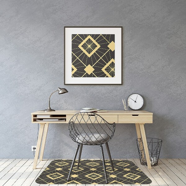 Ochranná podložka pod židli retro pattern