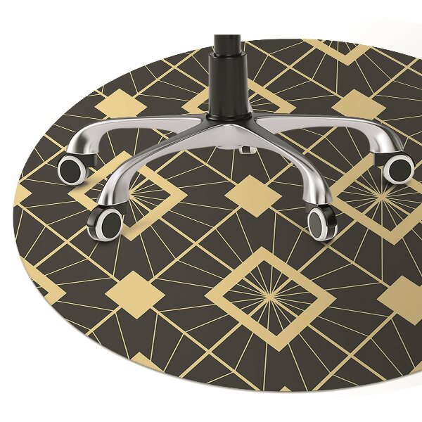 Ochranná podložka pod židli retro pattern
