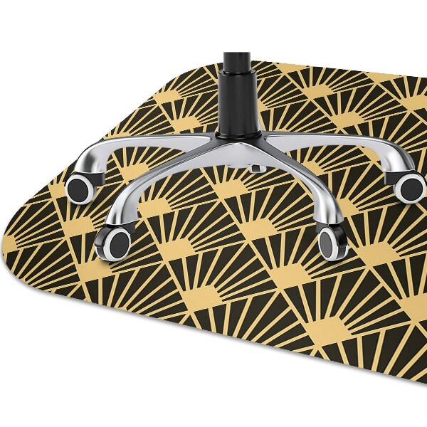 Podložka pod kolečkovou židli art deco