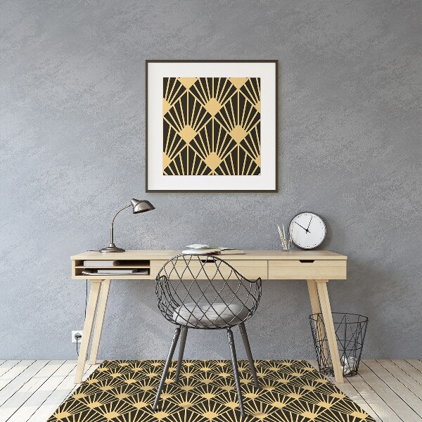 Podložka pod kolečkovou židli art deco